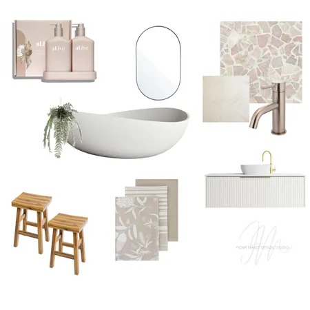 Bathroom Interior Design Mood Board by Fiona Maree Design Studio on Style Sourcebook