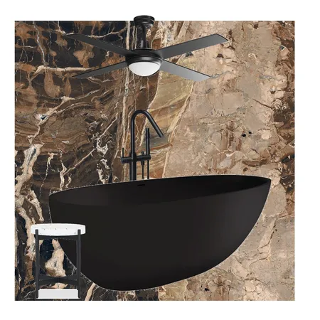 LUXURY BLACK BATHROOM MOODBOARD Interior Design Mood Board by welda on Style Sourcebook