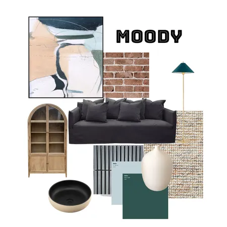 Moody Interior Design Mood Board by Studio Shachi on Style Sourcebook