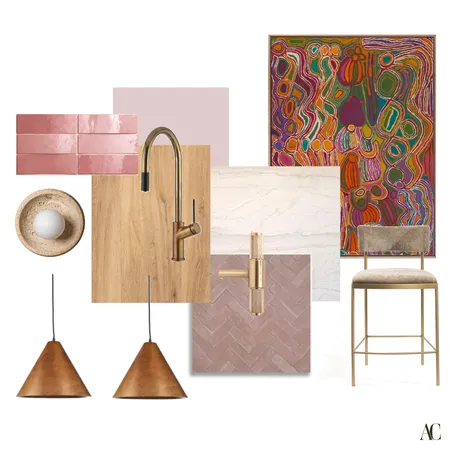 Think Pink 2 Interior Design Mood Board by AinaCurated on Style Sourcebook