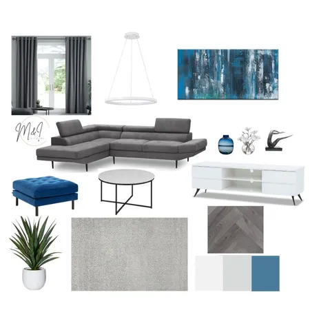 Living Room concept Interior Design Mood Board by M&I Interiors on Style Sourcebook