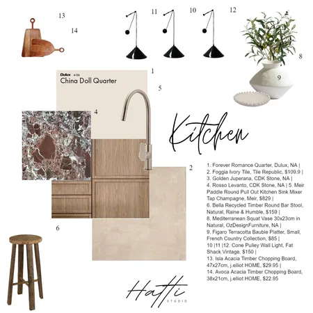 Kitchen Rosso Interior Design Mood Board by Hatti Interiors on Style Sourcebook