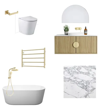 Gorham Woods Master Bathroom Interior Design Mood Board by BetseyGraber on Style Sourcebook