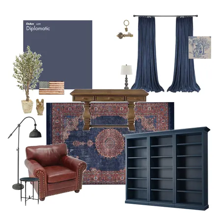 Library Interior Design Mood Board by Alexandria Zamora on Style Sourcebook