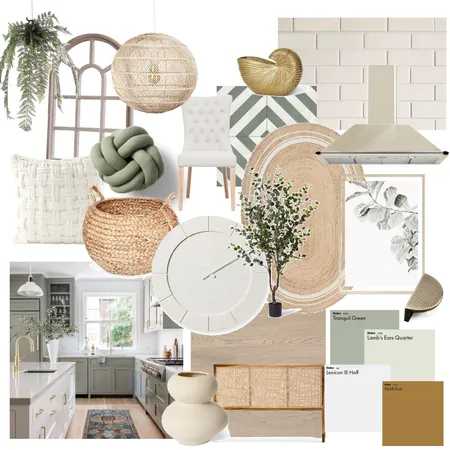 Green Theme Interior Design Mood Board by chanel on Style Sourcebook