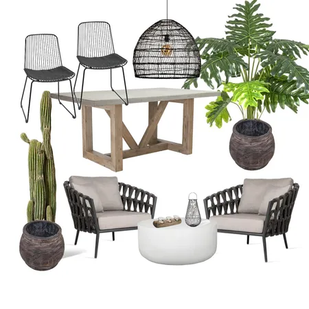 Outdoor Oasis Moodboard Interior Design Mood Board by rubytafoya on Style Sourcebook