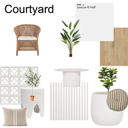 Courtyard Interior Design Mood Board by Danielle on Style Sourcebook