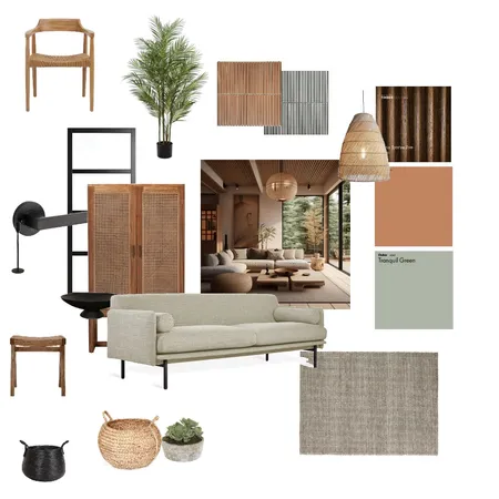 Japandi Living Room Interior Design Mood Board by angelinaagius on Style Sourcebook