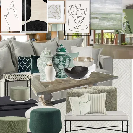 hamptons with green Interior Design Mood Board by Colette on Style Sourcebook