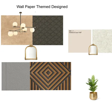 Wallpaper Design Interior Design Mood Board by Asma Murekatete on Style Sourcebook