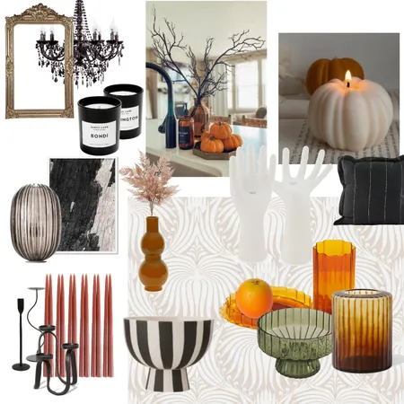 Halloween decor Interior Design Mood Board by Millisrmvsk on Style Sourcebook