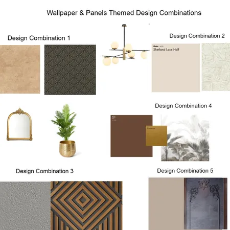 Wallpaper Design Interior Design Mood Board by Asma Murekatete on Style Sourcebook