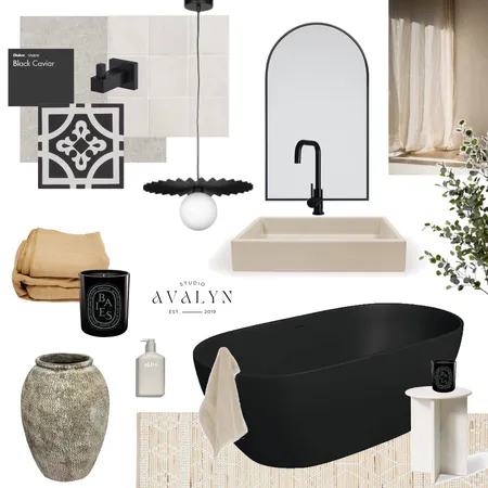 Desert Bathroom Love Interior Design Mood Board by AVALYN HOUSE on Style Sourcebook