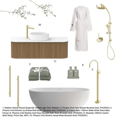 BB Bathroom: Phoenix/ADP/Radiant/Fienza label Interior Design Mood Board by CarolineB83 on Style Sourcebook