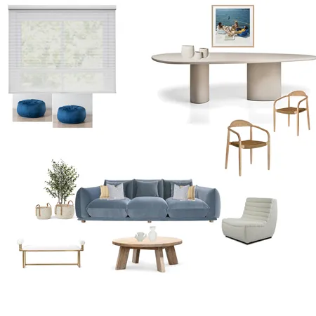 blue Interior Design Mood Board by itzhakimay on Style Sourcebook