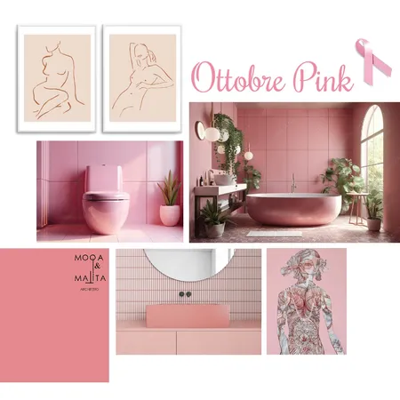 Ottobre Pink Interior Design Mood Board by Alessia Malara on Style Sourcebook