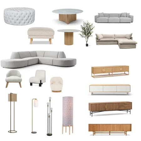 Living room Interior Design Mood Board by KK2023 on Style Sourcebook