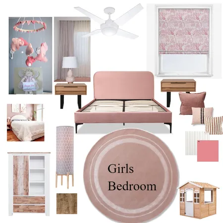 Girls Interior Design Mood Board by Tammy on Style Sourcebook