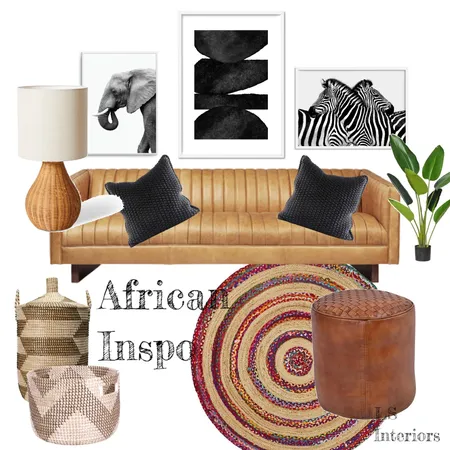 African Inspo Interior Design Mood Board by LS Interiors on Style Sourcebook