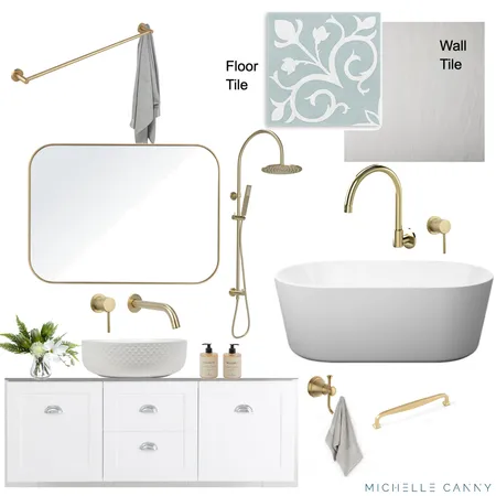 Federation Bathroom Interior Design Mood Board by Michelle Canny Interiors on Style Sourcebook