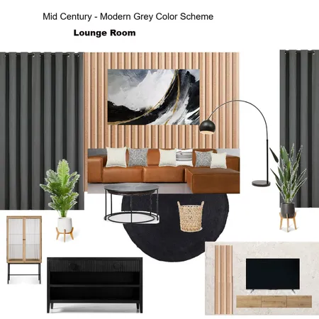 Grey Scheme Color Scheme- Lounge Room upstairs Interior Design Mood Board by Asma Murekatete on Style Sourcebook