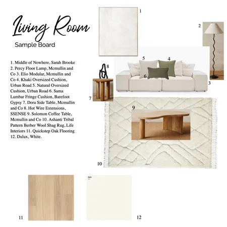 Module 9 Living Room Interior Design Mood Board by EbonyPerry on Style Sourcebook