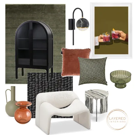 Curated Living Interior Design Mood Board by Layered Interiors on Style Sourcebook