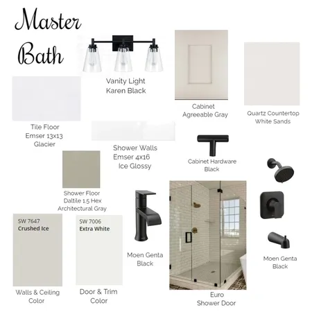 EPJ 307 Master Bath Interior Design Mood Board by jallen on Style Sourcebook