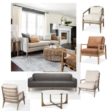 modern farmhouse living room Interior Design Mood Board by kvandam on Style Sourcebook