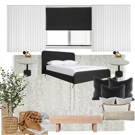 Japandi Bedroom Interior Design Mood Board by Urthdesign on Style Sourcebook