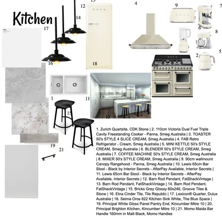 Kitchen Interior Design Mood Board by Hundz_interiors on Style Sourcebook