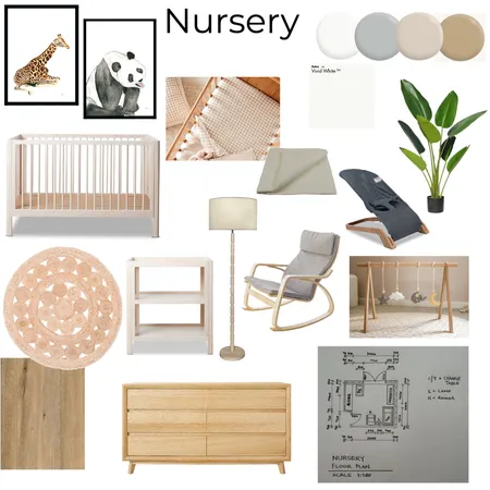 Nursery Interior Design Mood Board by LM on Style Sourcebook