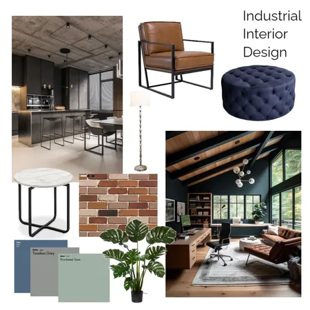 MoodBoard3 - Industrial Interior Design Interior Design Mood Board by Mei on Style Sourcebook