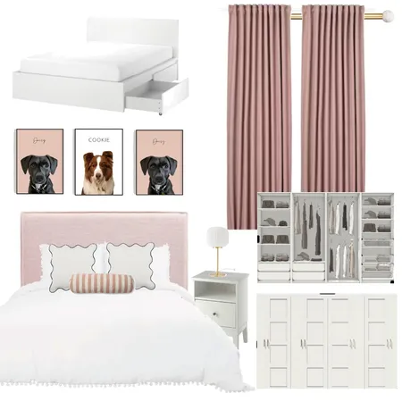 Tina Bedroom Interior Design Mood Board by Eliza Grace Interiors on Style Sourcebook