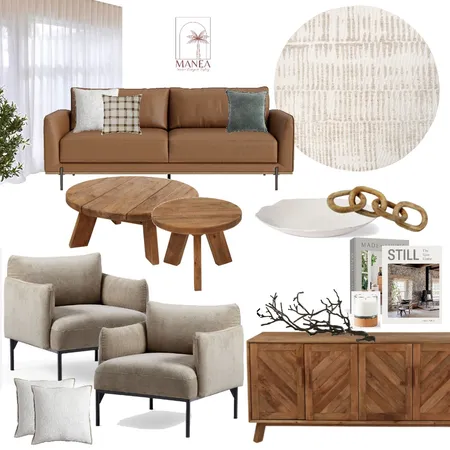 Intrepid Family Room Interior Design Mood Board by Manea Interior Design & Styling on Style Sourcebook