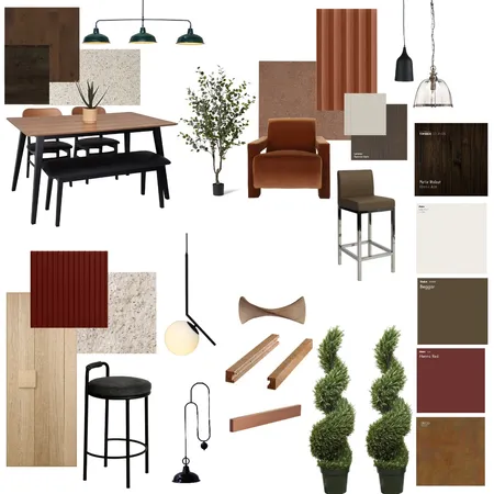 red and wine Interior Design Mood Board by lyng on Style Sourcebook