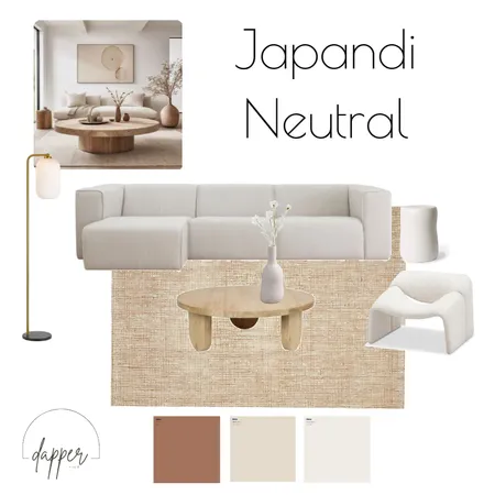 Richmond Japandi Neutral Interior Design Mood Board by alexnihmey on Style Sourcebook