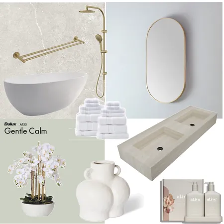 bathroom modern feminine Interior Design Mood Board by Jessyla on Style Sourcebook