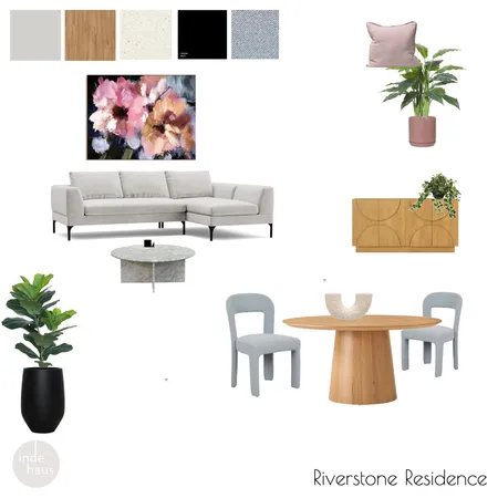 Riverstone Residence - Bora 100x75 Interior Design Mood Board by indi haus on Style Sourcebook