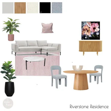 Riverstone Residence - Bora 100x100 Interior Design Mood Board by indi haus on Style Sourcebook