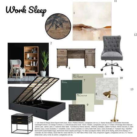 mood board 3 study Interior Design Mood Board by NF on Style Sourcebook