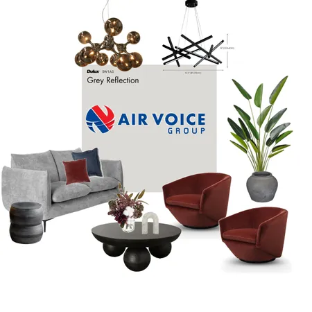 Airvoice office Interior Design Mood Board by Studio7 Stylings on Style Sourcebook