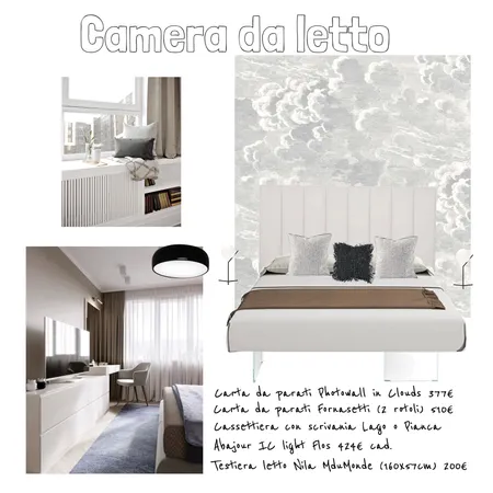 camera letto Giulia Interior Design Mood Board by InStyle Idea on Style Sourcebook