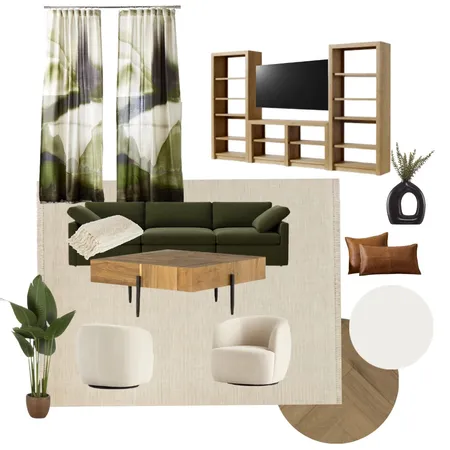 Module 9 - Living Room Interior Design Mood Board by allie.jardim@gmail.com on Style Sourcebook