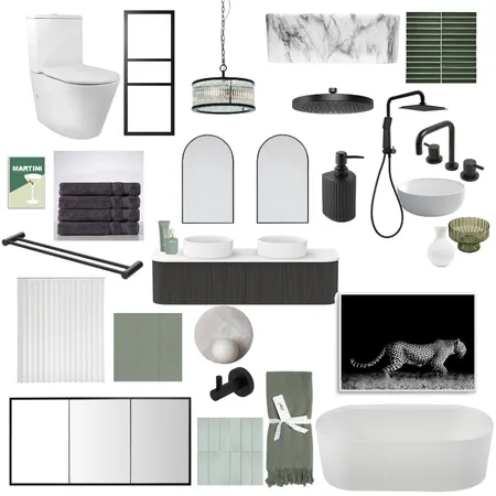 bathroom Interior Design Mood Board by Bella barnett on Style Sourcebook