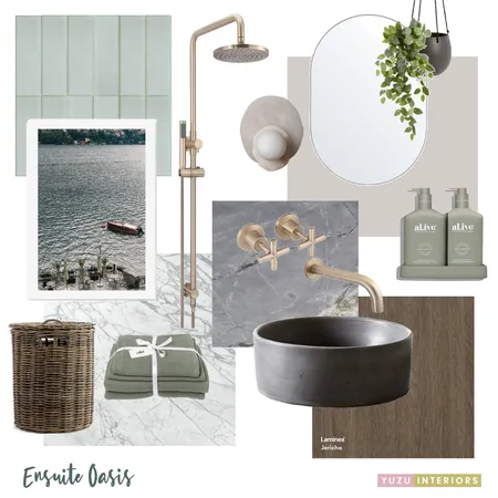 Ensuite Oasis Interior Design Mood Board by Yuzu Interiors on Style Sourcebook