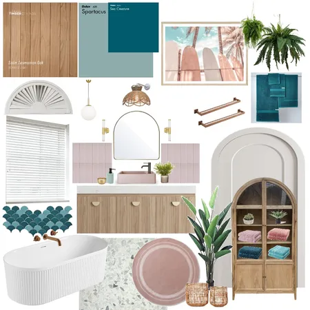 Mood Board: Bathroom 1 Interior Design Mood Board by bec.howard.00@education.tas.edu.au on Style Sourcebook