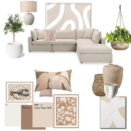 Nude living room Interior Design Mood Board by Hails on Style Sourcebook