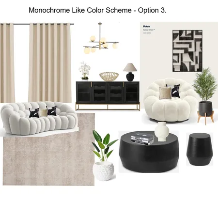 Arthur- Joburg - Monochrome Like Color scheme option 3 Interior Design Mood Board by Asma Murekatete on Style Sourcebook