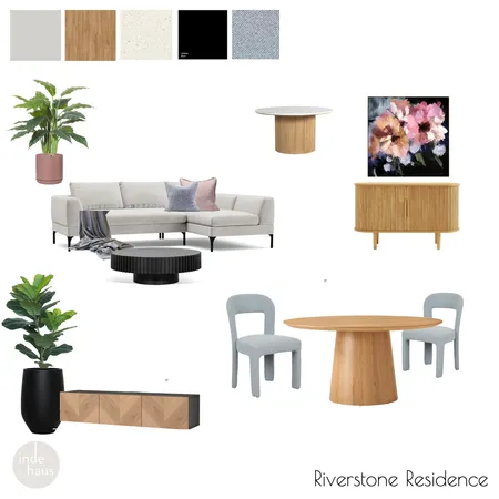 Riverstone Residence - Bora 100x100 Interior Design Mood Board by indi haus on Style Sourcebook